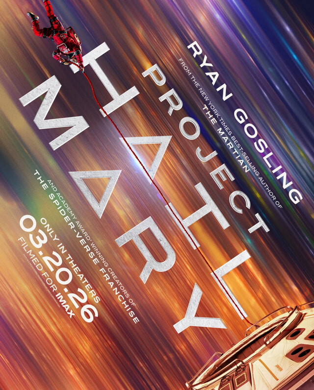 A poster for the "Project Hail Mary" movie