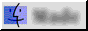A button with animated text that says 'Made with MacOS'