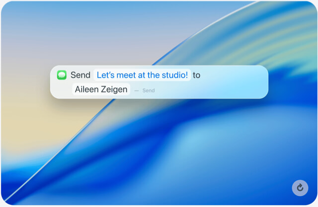 A picture of the new macOS Spotlight which allows you to do actions in line and use it as more of an action tool.