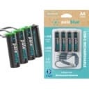 Picture of the paleblue USB Rechargeable AA Batteries listing